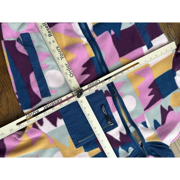 Patagonia Women's Synchilla Jacket Frontera: Marble Pink Size Medium NWT - Picture 5 of 7